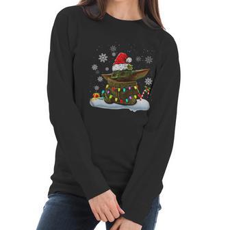 Christmas Santa Baby Yoda Women Long Sleeve Tshirt | Favorety CA