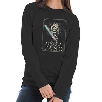 The Clone Wars Ahsoka Tano Celestial Portrait Women Long Sleeve Tshirt | Favorety