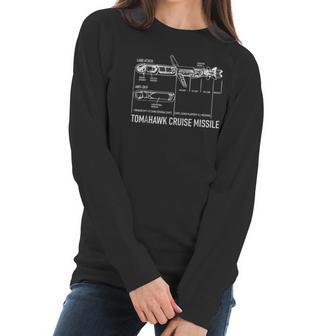 Cruise Missile Blueprint Gift Women Long Sleeve Tshirt | Favorety CA