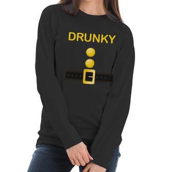 Cute Halloween Funny Halloween Day Drunky Dwarf Costume Women Long Sleeve Tshirt | Favorety UK