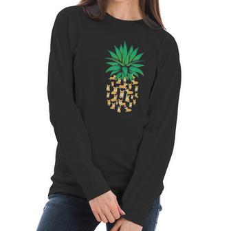 Cute Pembroke Welsh Corgi Dogs Pineapple Men Women Women Long Sleeve Tshirt | Favorety