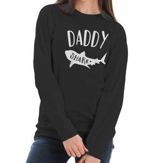 Daddy Shark Doo Doo For Men Fathers Day Christmas Birthday Women Long Sleeve Tshirt | Favorety