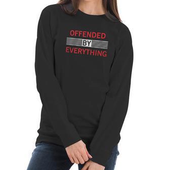 Decrum Funny Sarcastic Graphic Women Long Sleeve Tshirt | Favorety CA