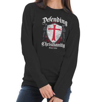 Defending Christianity - Christian Prayer Shirts Women Long Sleeve Tshirt | Favorety DE