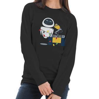 Disney Pixar Wall-E Eve Christmas Light Wrap Women Long Sleeve Tshirt | Favorety AU