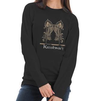 Gifts For Diwali Festival Gods Lord Krishna Women Long Sleeve Tshirt | Favorety AU