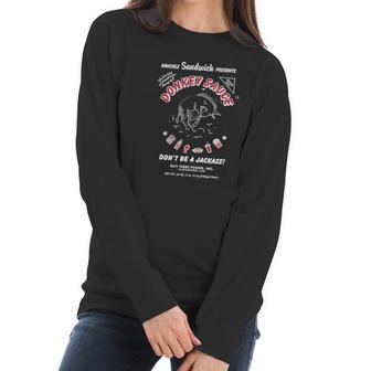 Donkey Sauce Art Women Long Sleeve Tshirt | Favorety AU