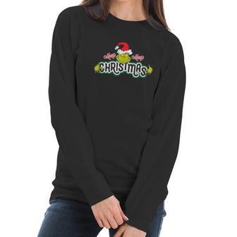 Dr Seuss Grinch Hugs Christmas Women Long Sleeve Tshirt | Favorety UK