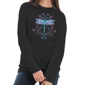 Dragonfly Pastel Goth - Soft Goth Aesthetic Clothes Occult Women Long Sleeve Tshirt | Favorety CA