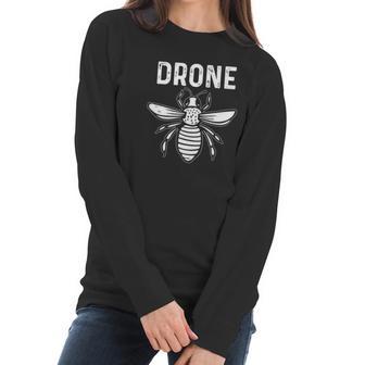 Drone Bee Colony Hive Beekeeping Women Long Sleeve Tshirt | Favorety AU