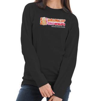 Drunkin Grownups American Women Long Sleeve Tshirt | Favorety CA