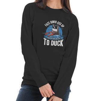 Duck Best Duck Hunter Funny Saying Gift Women Long Sleeve Tshirt | Favorety DE