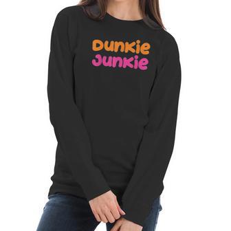 Dunkie Junkie Coffee Love Women Long Sleeve Tshirt | Favorety CA