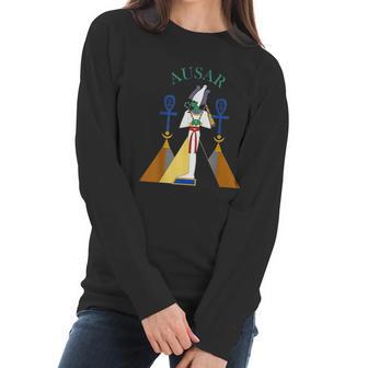 Egyptian God Osiris Ausar Kemet Kemetic Women Long Sleeve Tshirt | Favorety AU