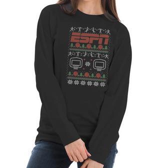 Espn Christmas Basketball Women Long Sleeve Tshirt | Favorety UK