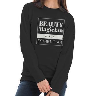 Womens Esthetician Makeup Artist Cosmetics Beautician Women Long Sleeve Tshirt | Favorety UK