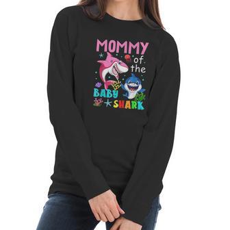 Family Mommy Of The Baby Shark Women Long Sleeve Tshirt | Favorety UK