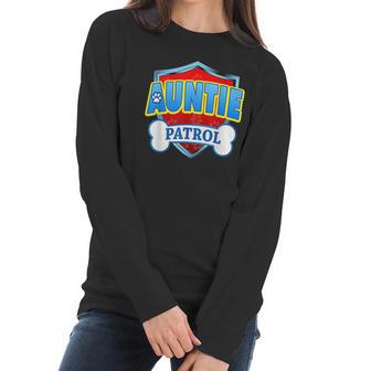 Funny Auntie Patrol Dogs Women Long Sleeve Tshirt | Favorety