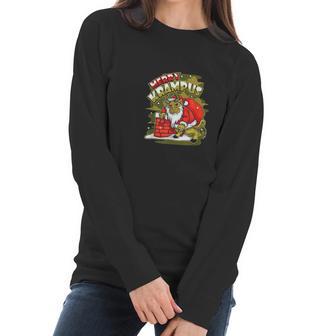 Funny Gift Christmas Merry Krampus Xmas Joke Kids Women Women Long Sleeve Tshirt | Favorety AU