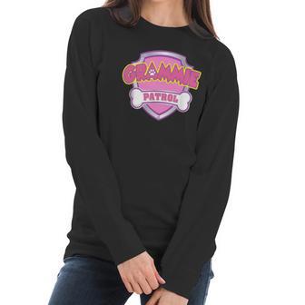 Funny Grammie Patrol - Grandma Women Long Sleeve Tshirt | Favorety UK