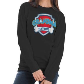 Funny Grandma Patrol - Dog Mom Dad For Men Women Women Long Sleeve Tshirt | Favorety AU