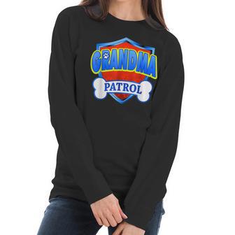 Funny Grandma Patrol - Dog Mom Dad For Men Women Women Long Sleeve Tshirt | Favorety CA