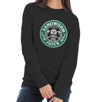 Funny Halloween Beetlejuice Coffee Halloween Sandworms Juice Women Long Sleeve Tshirt | Favorety