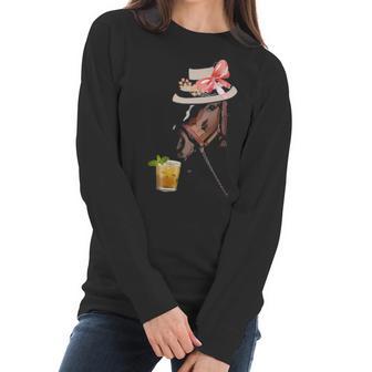 Funny Horse Derby Party T Women Long Sleeve Tshirt | Favorety AU