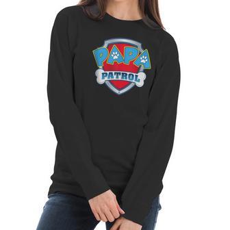 Funny Papa Patrol Men Women Women Long Sleeve Tshirt | Favorety AU