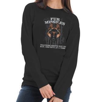 Fur Missle K9 Handler Police Shepherd American Apparel Women Long Sleeve Tshirt | Favorety UK