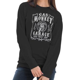 Gas Monkey Garage Official Blood Sweat Beers Women Long Sleeve Tshirt | Favorety CA