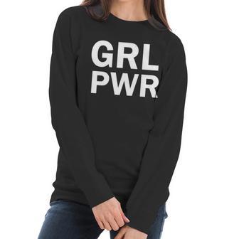 Girl Power Logo Women Long Sleeve Tshirt | Favorety DE