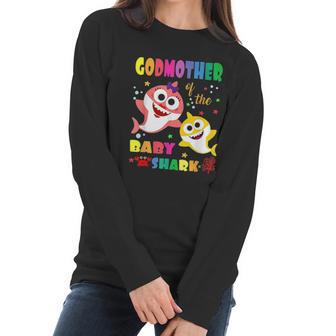 Godmother Of The Baby Shark Birthday Women Long Sleeve Tshirt | Favorety UK