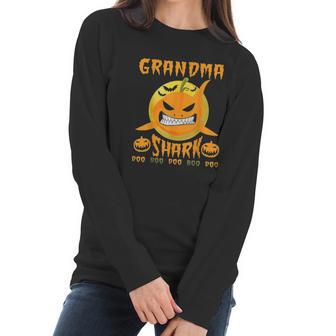 Grandma Shark Boo Boo Women Long Sleeve Tshirt | Favorety CA