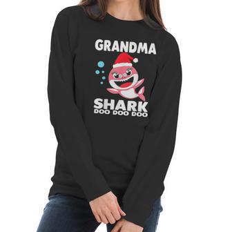 Grandma Shark Christmas For Matching Family Women Long Sleeve Tshirt | Favorety CA