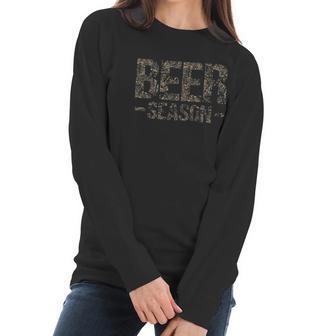 Grunt Style Realtree Edge Beer Season Women Long Sleeve Tshirt | Favorety AU