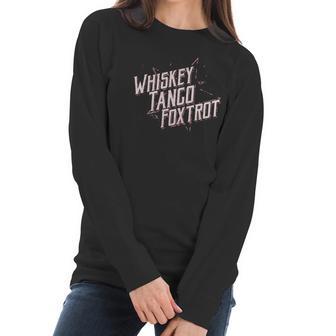 Grunt Style Whiskey Tango Foxtrot Cardinal Women Long Sleeve Tshirt | Favorety UK