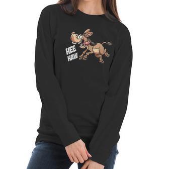 Hee Haw Donkey Women Long Sleeve Tshirt | Favorety UK