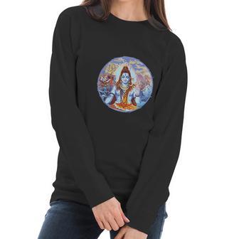 Hindu God Shiva The Destroyer Hinduism Fans Women Long Sleeve Tshirt | Favorety AU