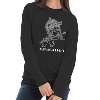 Hinduism Lord Krishna Hindu God Believe Religion Women Long Sleeve Tshirt | Favorety CA