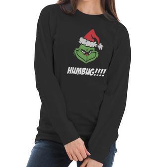 Humbug Grinch Christmas Women Long Sleeve Tshirt | Favorety AU