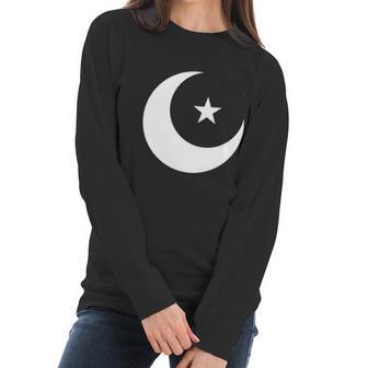 Islam Symbol Muslim Allah 5 Percent Star Nation Of Gods Gift Cool Gift Women Long Sleeve Tshirt | Favorety