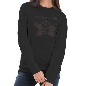 Its On Like - Donkey Kong T-Shirt Women Long Sleeve Tshirt | Favorety UK