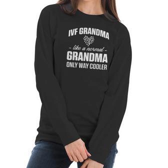 Ivf Gift Warrior Grandma Cool Women Long Sleeve Tshirt | Favorety