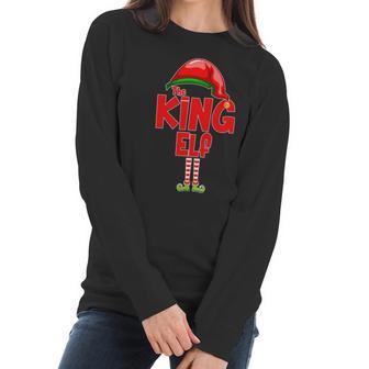 The King Elf Christmas Women Long Sleeve Tshirt | Favorety