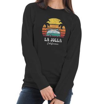 La Jolla Souvenir Retro California Men Women Women Long Sleeve Tshirt | Favorety CA