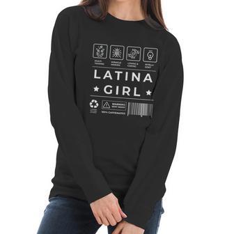 Latina Power For Women Playera Mujer Latina Women Long Sleeve Tshirt | Favorety