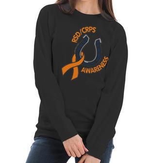 Leanna Horseshoe Rsd Crps Women Long Sleeve Tshirt | Favorety