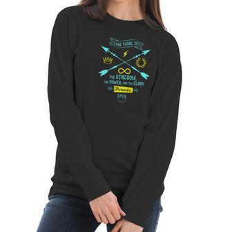 Lords Prayer Design For Christians Gift For Jesus Followers Women Long Sleeve Tshirt | Favorety