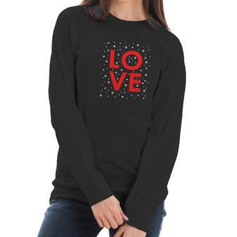 Love - Christmas - Santa Claus - Snow - Snowflakes Women Long Sleeve Tshirt | Favorety UK